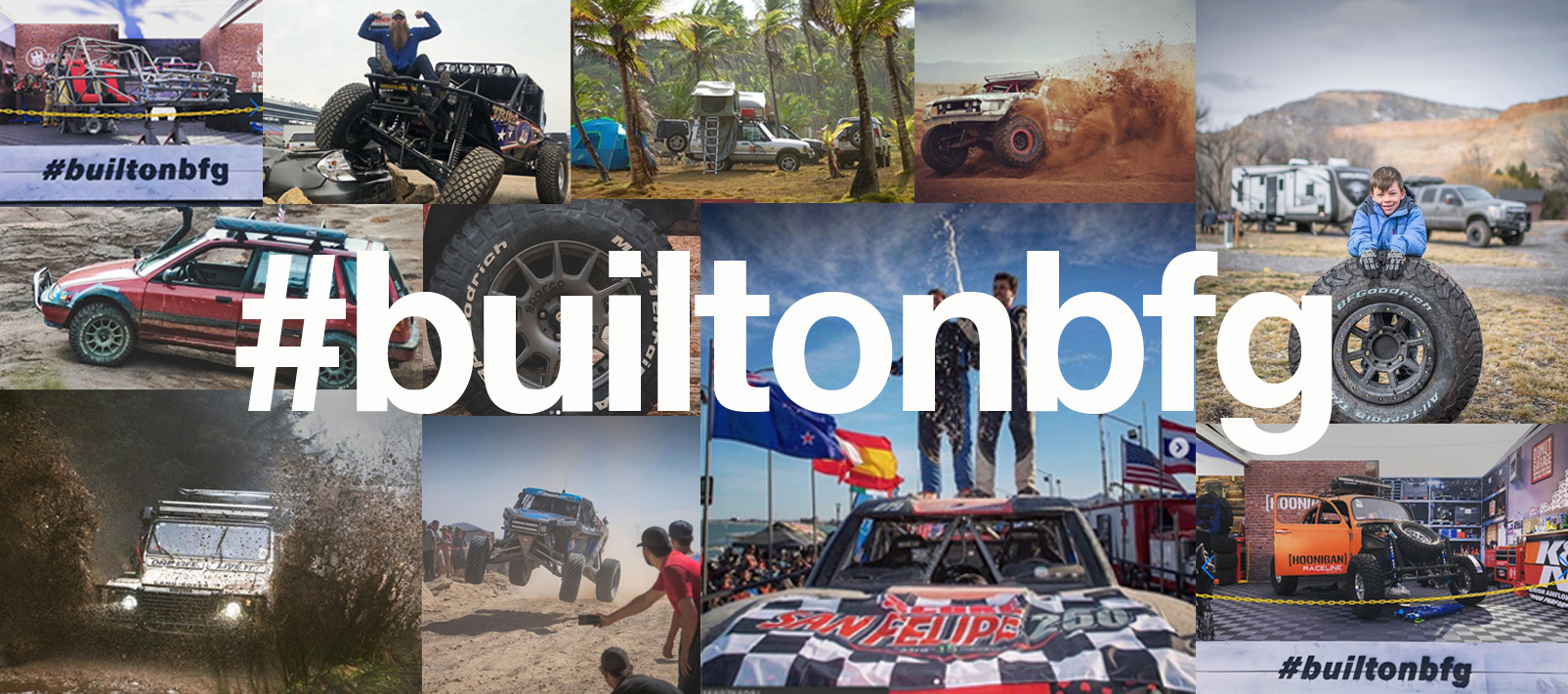 BFGoodrich #builtonbfg community collage